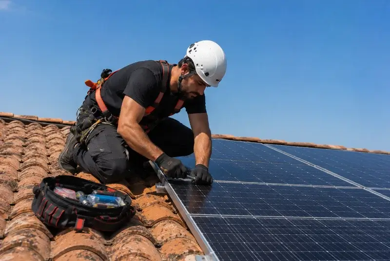 Maintenance et monitoring de panneaux solaires à Éveux