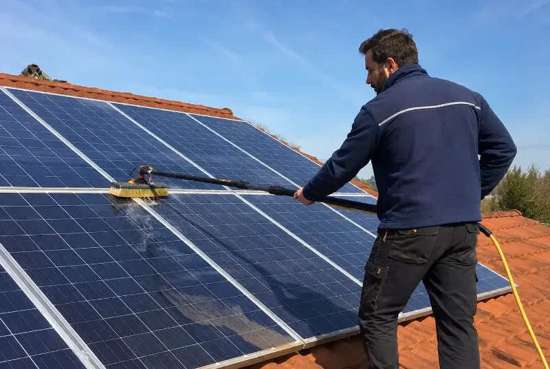 Nettoyage et entretien de panneaux solaires à Éveux